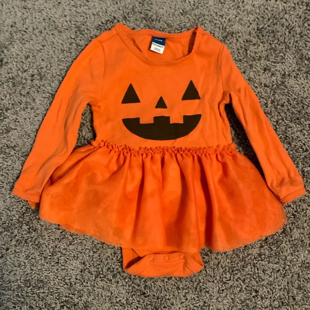 Old Navy Halloween Tutu Onesie Size 6-12 Month EUC